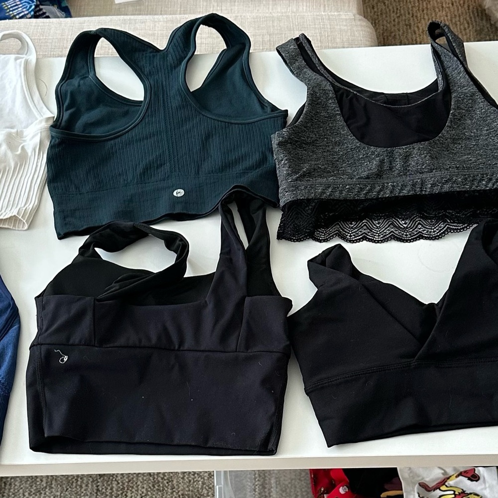 Eight workout bra tops